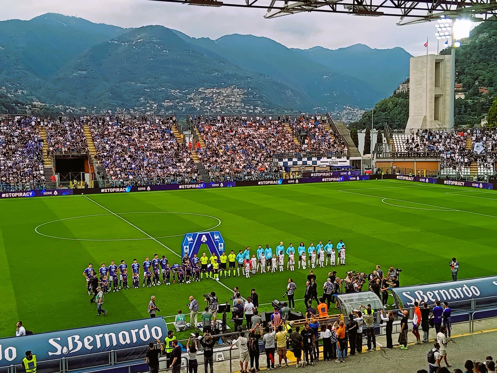 Serie A match between Como 1907 and Lazio at Stadio Giuseppe Sinigaglia, 24 August 2025.