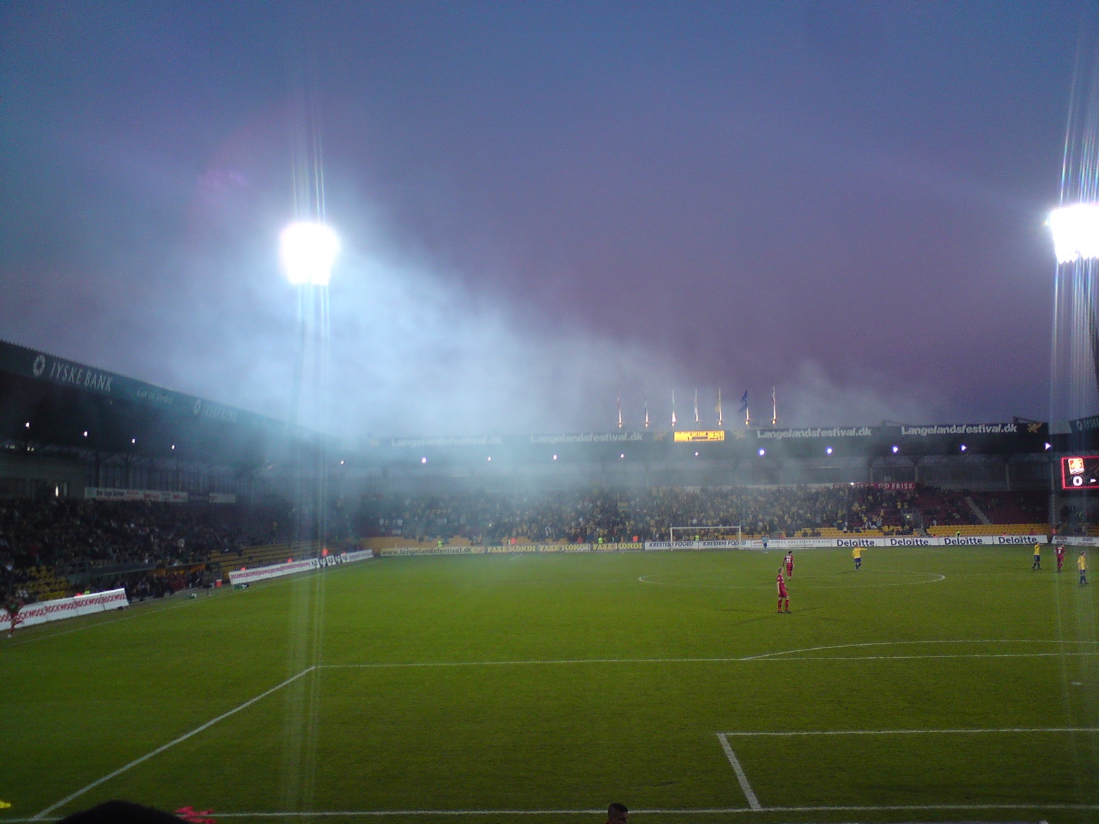 Farum Park during an FC Nordsjælland match against Brøndby IF in 2009.