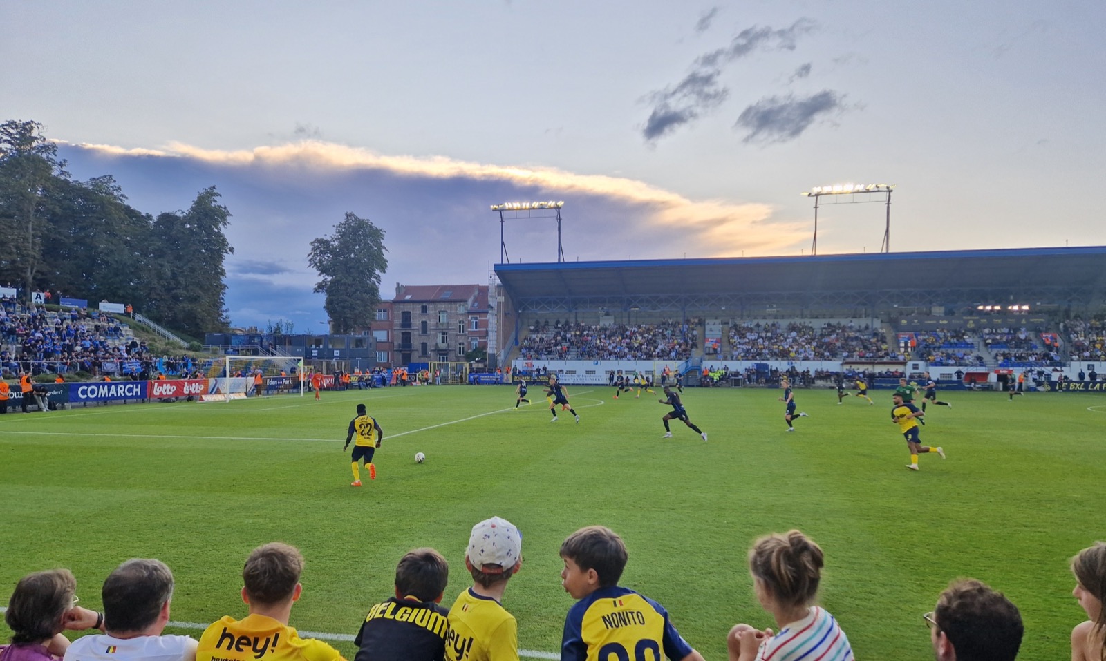 Belgian Super Cup 2025 match between Union Saint-Gilloise and Club Brugge.